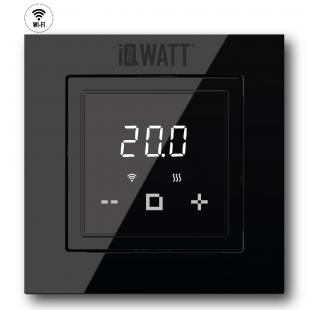 Электронный программируемый термостат IQ THERMOSTAT D black WI-FI